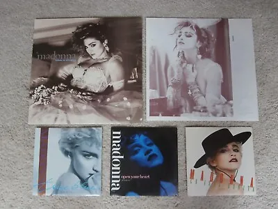 £14.99 • Buy 4 X Madonna, Like A Virgin, Vinyl LP Album + 3 X 7  Singles Incl. True Blue Etc,