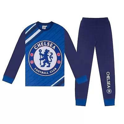 Chelsea FC Boys Girls Short Pyjamas CFC Summer Football Pjs Official Merchandise • £9.99