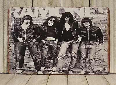 The Ramones Tin Sign Metal Movie Poster Vintage Style Rustic Look Rock Band XZ • $8.97