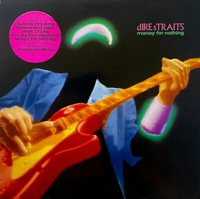 DIRE STRAITS Money For Nothing Vinyl Record Album LP Vertigo 1988 Mark Knopfler • $50.51