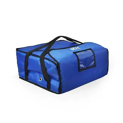 Pizza Delivery Bag 18x18x8.5  Fully Insulated Heavy Duty Quality Blue • £15.99