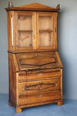 $3799 • Buy Antique Desk Bureau Bookcase Secrétaire Empire Provincial Biedermeier 1800's 