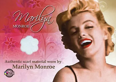 2007 Breygent Shaw Family Archives Marilyn Monroe Authentic Worn Scarf Material • £48.14