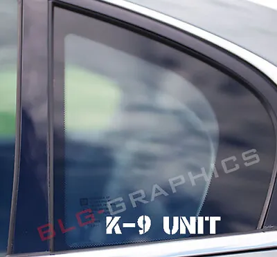 K-9 Unit Sticker Decal Truck Car Helmet (2) Bumper Window Suv K9 Police Service • $3.99