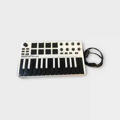 Akai Professional MPK Mini MK2 Keyboard & Pad Controller Special White Edition • $48.99