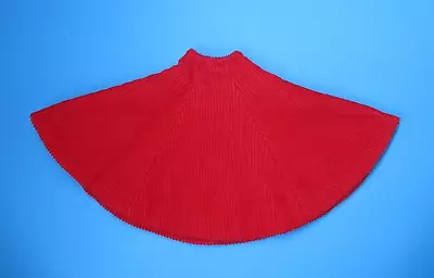 ** Vintage BARBIE - CHEERLEADER #0876 - Red Corduroy Full Skirt • $1.79