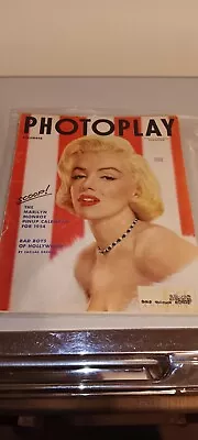 Vintage 1953 Marilyn Monroe Photoplay MAGAZINE 8x10 Photo Art Poster   • $100