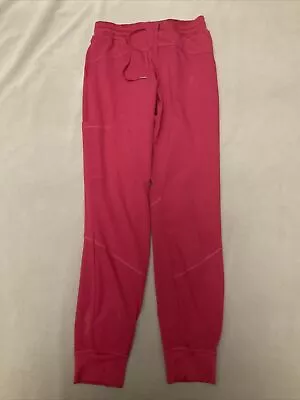 Barco One Scrub Pants Reddish Pink Perforated Active Joggers Xs Womens Flaw • $7.99