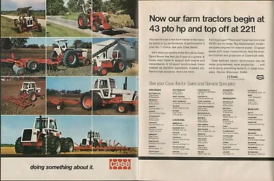 1975 2pg Print Ad Of Case David Brown DB Model 2670 1370 995 1210 Farm Tractor • $9.99
