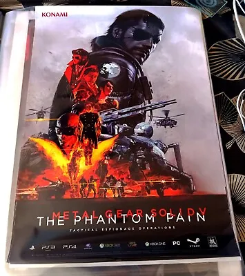 Metal Gear Solid V The Phantom Pain Promo Official Store Poster • $117.16
