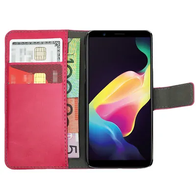 $2.44 • Buy Leather Flip Case Wallet Stand Gel Cover For Oppo A57 A73 F5 R11S R11S Plus