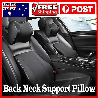 $29.95 • Buy Back Neck Support Pillow Support Seat Lumbar Cushion Home Office Car Seat Chair