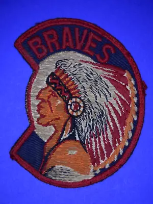 RARE Variant Authentic 1950's Milwaukee Braves Indian Patch Atlanta Boston • $99.99