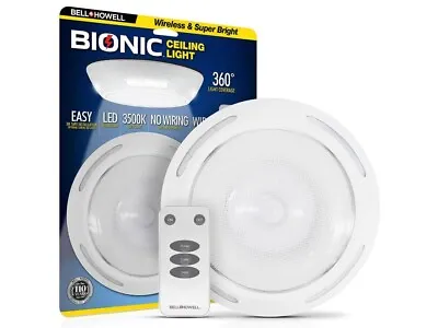 NEW Bell+Howell 300 Lumen Wireless Motion Sensor Ceiling Light With Remote • $21.59