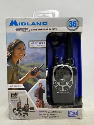 Midland Gxt1000vp4 36-mile 50-channel Frs/gmrs Two-way Radio (pair)  (ud1026845) • $71.99