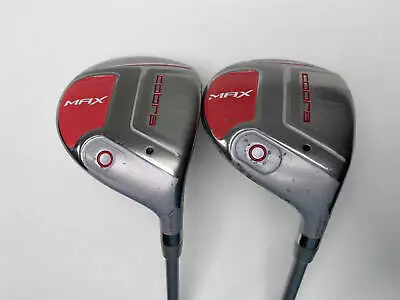 Cobra MAX 3 & 5 Fairway Wood Set 15* 18* Ozik Matrix White Tie X4 50g Ladies RH • $74.79