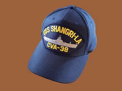 Uss Shangri-la Cva-38 Navy Ship Hat U.s Military Official Ball Cap U.s.a Made • $23.95