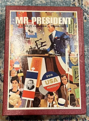 Mr. President 3M Bookshelf Game Of Campaign Politics Complete Vintage 1967 • $34.99