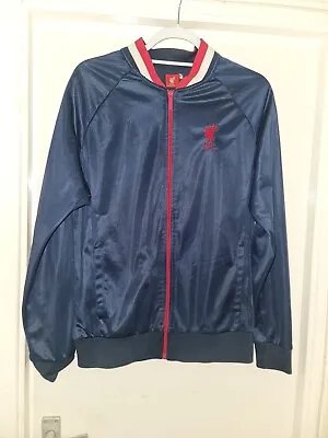 Men’s Navy Official Lfc Zipped Casual Jacket Size Large • £22.95