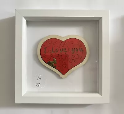 PIECE TO MY HEART Signed Emo - Valentines Art - Banksy Martin Whatson ( 6/25 ) * • £75