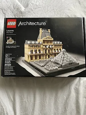 LEGO Architecture 21024 Louvre Complete Set With Box And Manual 2015 Retired • $165
