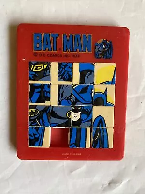 Vintage 1978 Dc Comics Batman Puzzle • $0.99