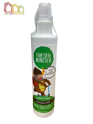 Fresh Monster Kid's Hair Detangler Toxin Free Coconut Milk 8.5 Fl Oz. • $11.77
