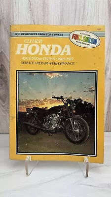 Clymer Honda Service Repair Shop Manual Book 1965-77 CB450 CL450 CB500 CB500T CB • $34.95