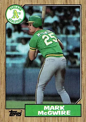 1987 Topps Mark McGwire #366 Rookie Oakland Athletics (Mint) - Free Shipping • $3.60
