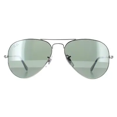 Ray-Ban Sunglasses Aviator 3025 W3275 Silver Grey Mirror Small 55mm • $231