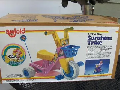 Little Miss Sunshine Tricycle 1980's Amloid Big Wheel In Original Box Vintage • $49.99