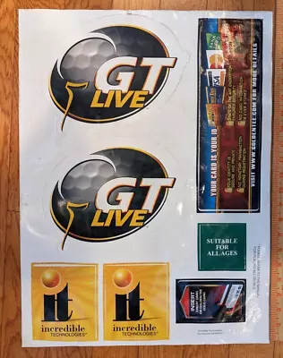 $49 • Buy GOLDEN TEE LIVE Marquee And Sticker Set