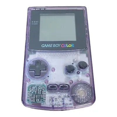 Nintendo Gameboy Colour Purple Clear Fully Working Very Good Condition  • £69.99