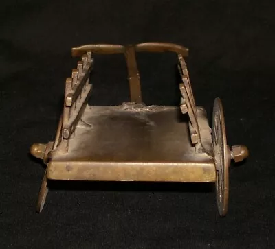 Vintage Ethnic Bronze Hand Carved Bullock Cart Old Collectible Rare • $65