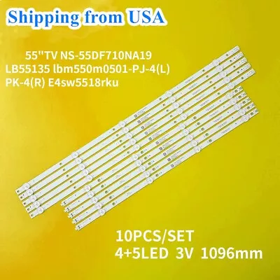 LED Strips For 55  TV INSIGNIA NS-55DF710NA19 TPT550U2-D072.L LB55135 V0 V1_01 • $24.87