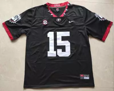 Carson Beck #15 Georgia Bulldogs Football Jersey Dog Pound Black All Stitched • $79.99