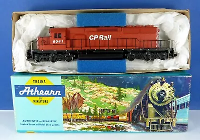 Athearn Ho Canadian Pacific / Cp Rail Powered Sd40-2 Diesel Locomotive ( Boxed • £10.50