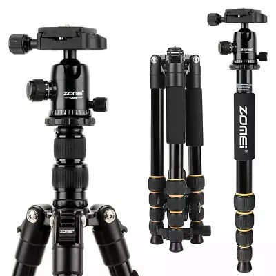 ZOMEI Q666 Portable Professional Tripod&Ball Head Travel For Canon Camera DSLR  • £46.91