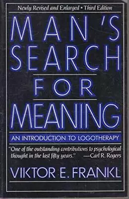 Man's Search For Meaning: An Introduction To Logotherapy • $8.97