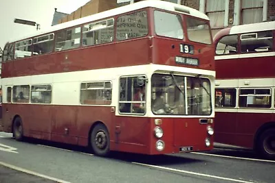 Wigan Corporation Buses Colour Slide Leyland Atlantean  NEK1K  (1) On Rte 19 • £0.99