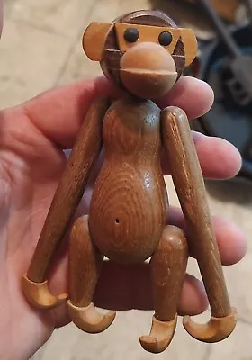 NICE FIND! Collectible Mid Century Teak 4 1/2  MONKEY Figurine/Sculpture-NR • $99.99