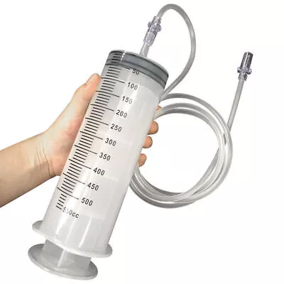 150-500ML Reusable Big Large Plastic Hydroponics Nutrient Measuring Syringe • $11.59