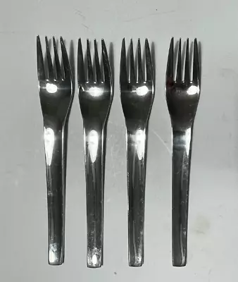 MIKASA PROFILE 4 Dinner Forks 7 7/8  Stainless Steel 18/8 Flatware Japan • $38