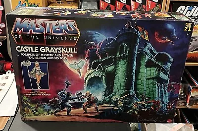 2021 MOTU Masters Of The Universe Castle Grayskull Playset Signed Bye Artist! • $80