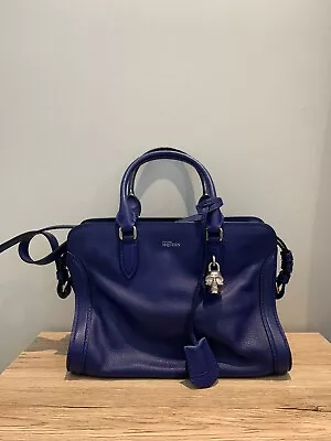 $1000 • Buy ORIGINAL ALEXANDER MCQUEEN Skull Padlock Bag. Pre Loved.