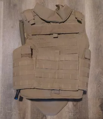 USMC MTV Plate Carrier Small KDH Coyote Brown Body Armor Modular Tactical Vest • $350