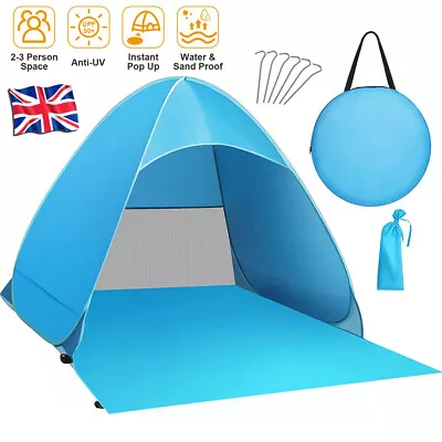 £15.99 • Buy Infant 50+ UV/UPF Pop Up Beach Garden Tent Beach Shade Sun Shelter Protection