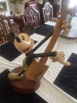 Vintage Mickey Mouse Disney Big Figure 16  + Base Yoo Hoo Guitar • $499.99