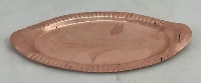 VTG Farmhouse Hammered Copper Bowl Ashtray Plate Plant Stand Tray 8” Unsigned • $9.99