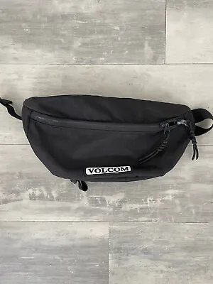 Volcom Unisex Waisted Pack Bag Black Accessory Waist Sling Pouch Large Belt Bag • $22.99